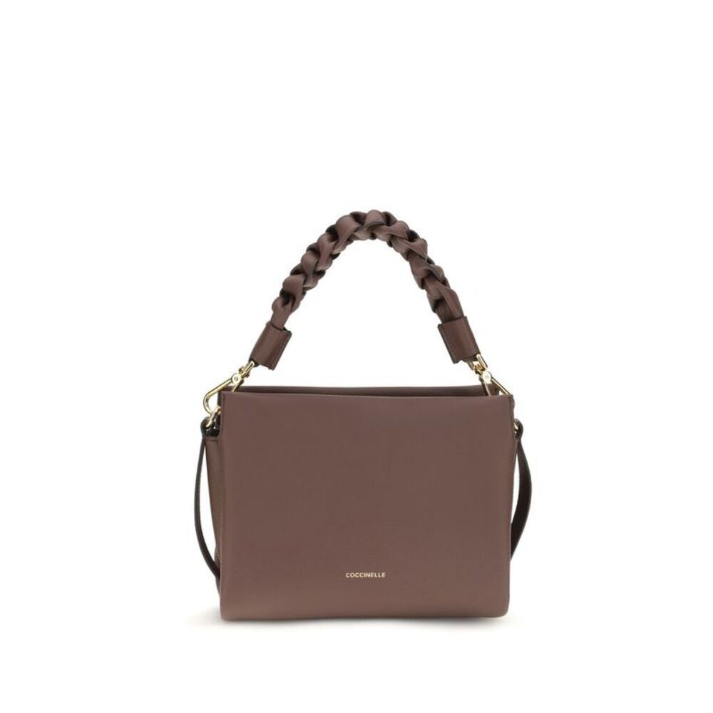 Coccinelle Brown Calf Leather Bos Taurus Women's Handbag